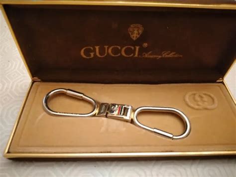 Portachiavi vintage Gucci Italia 18 carati degli anni '70 